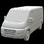RAM PROMASTER 1500 Cargo Van 136 Standard Roof 3D