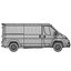 RAM PROMASTER 1500 Cargo Van 136 Standard Roof 3D