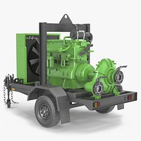 Industrial Water Transfer Pump Trailer