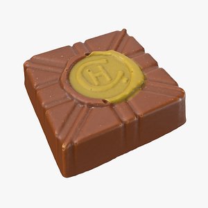 3D Luxury Chocolate - Pistachio