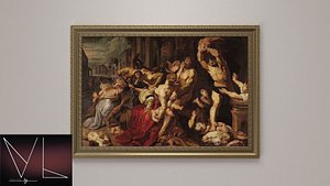 3D painting massacre innocents