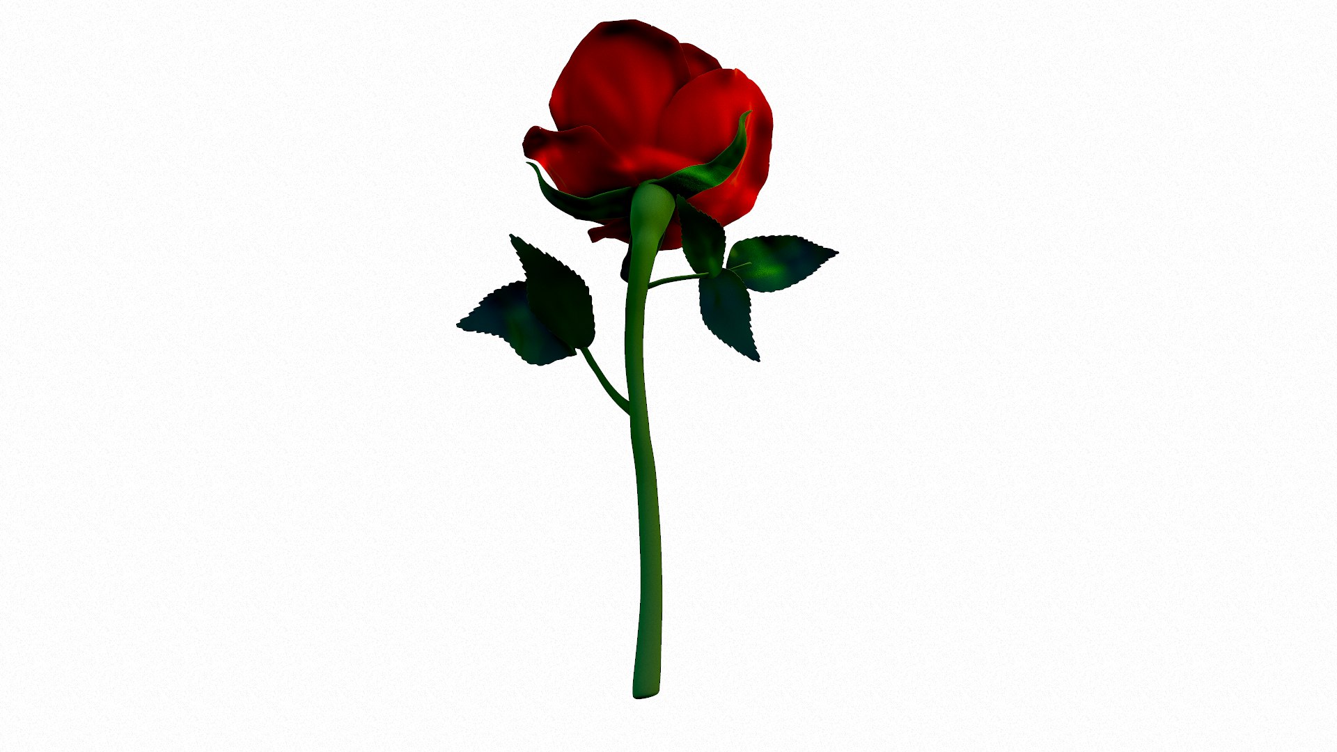 3D Sculpt Rose Model - TurboSquid 1504792