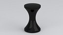 Tam Tam Pop Stool plastic Black