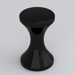 3D model Tam Tam Pop Stool plastic Black