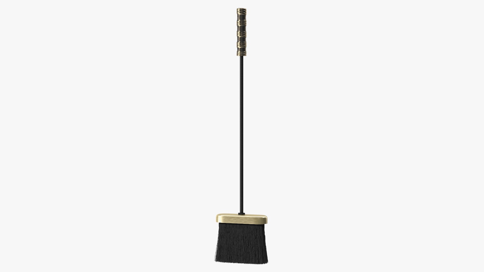 Fireplace Broom Fur 3D model preview