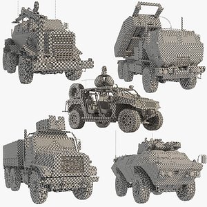 American wheeled military vehicles 5 in 1 UVW vol2