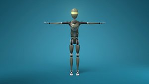 Sci-Fi Male Robot Rig