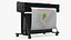 HP DesignJet T630 Tray Closed