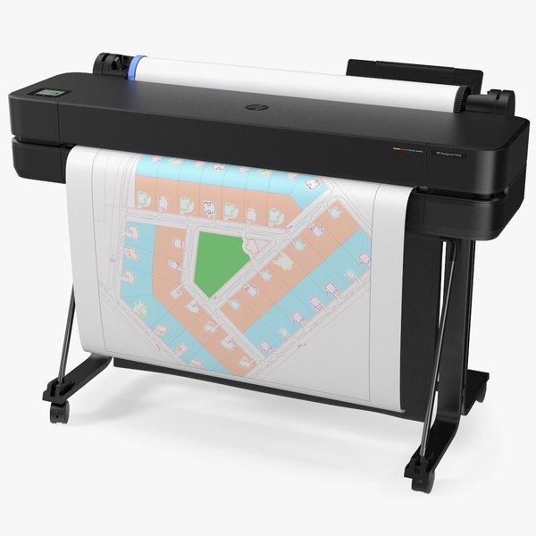 HP DesignJet T630 트레이 닫힘 3D 모델 - TurboSquid 1908131