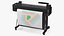 HP DesignJet T630 Tray Closed