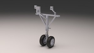 3D model Simple landing gear
