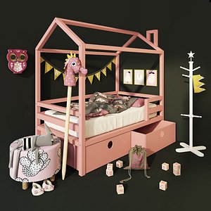 Baby Crown moon pine 160X90. Dream house