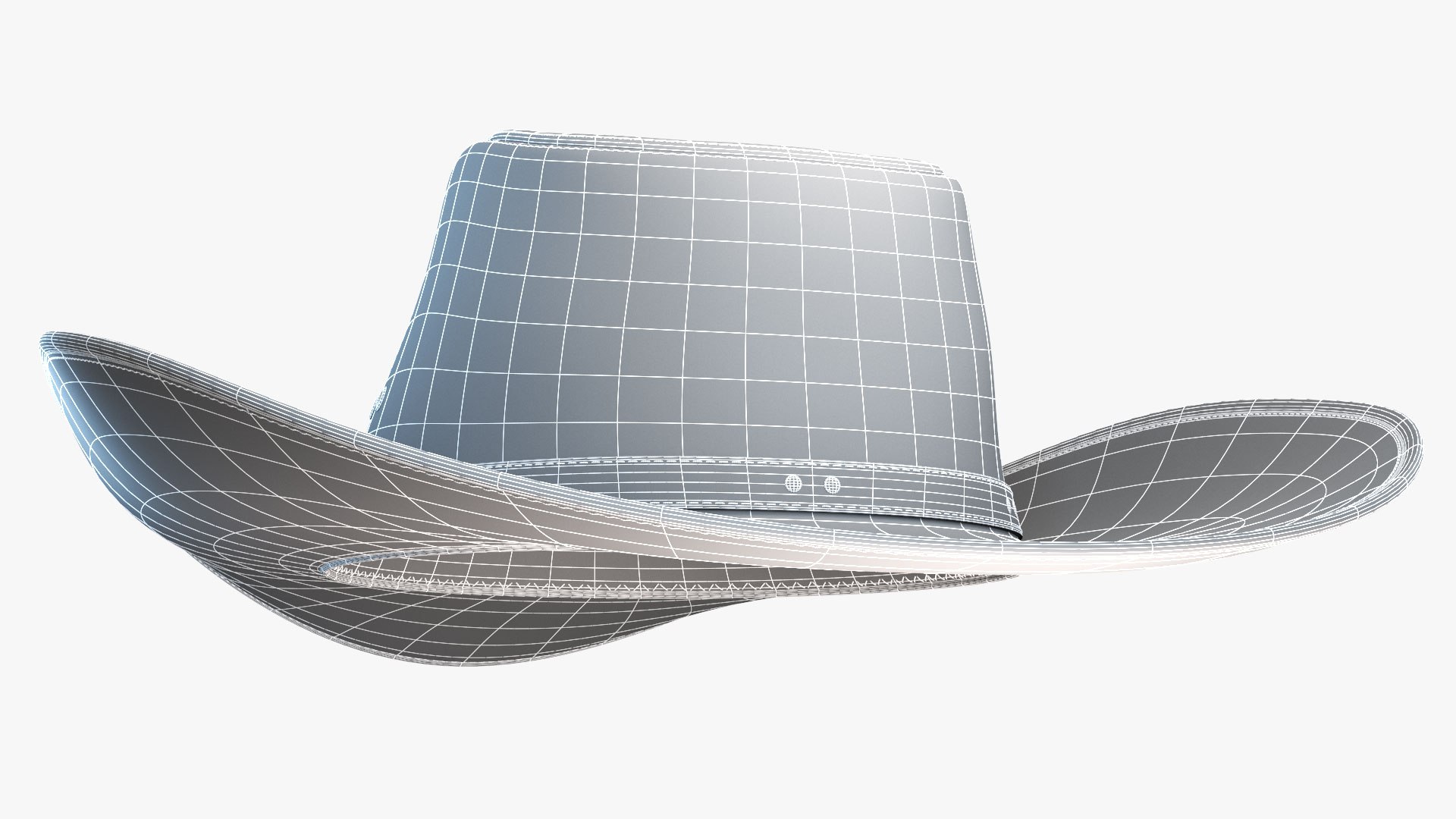 Realistic cowboy hat 3D model - TurboSquid 1623574