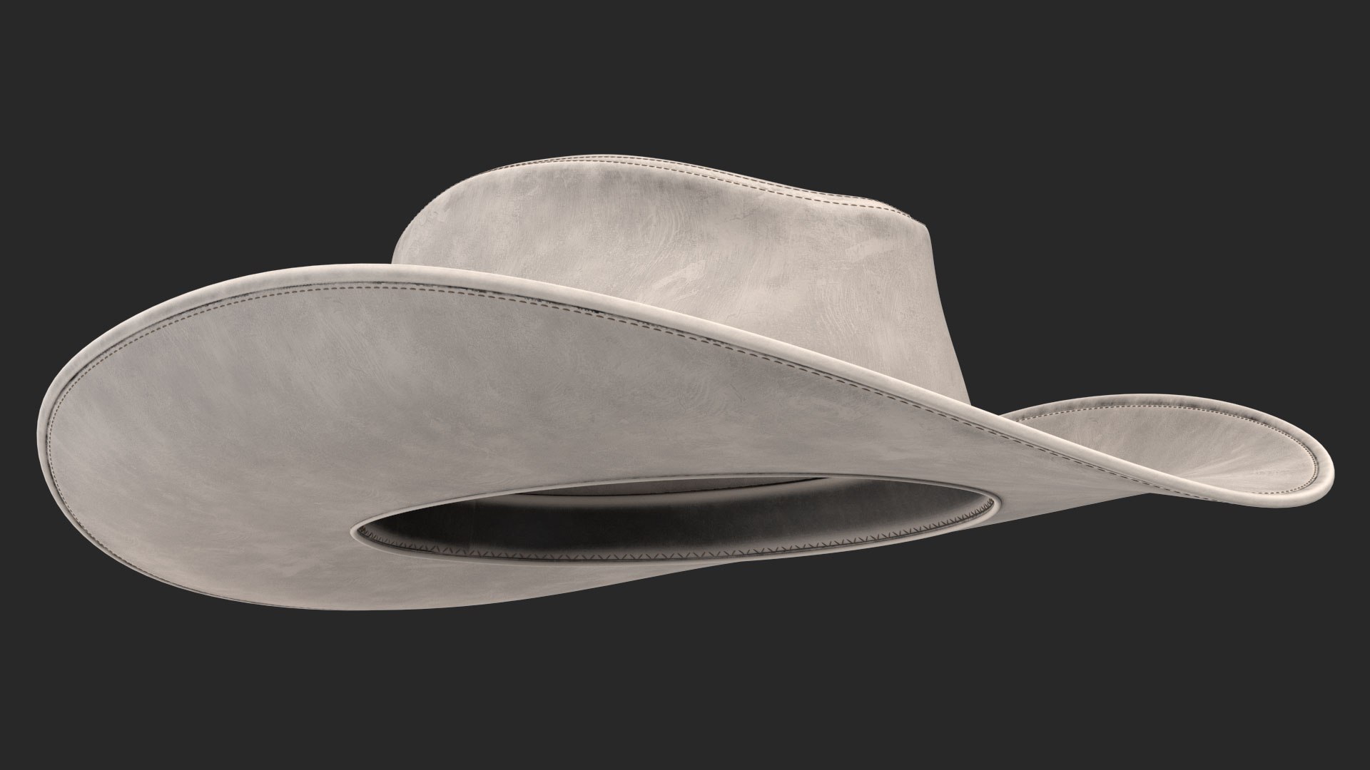 Realistic cowboy hat 3D model - TurboSquid 1623574