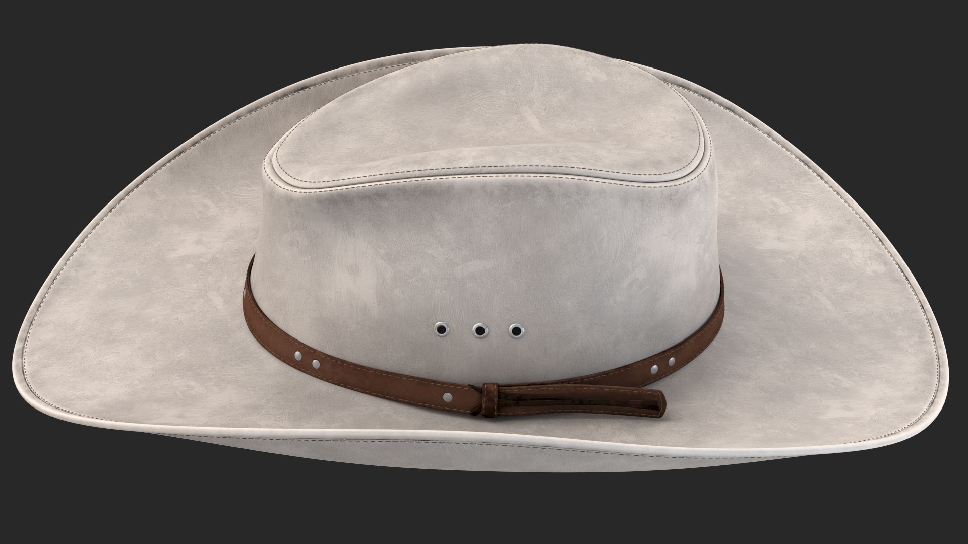 Realistic cowboy hat 3D model - TurboSquid 1623574