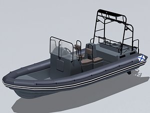 3D bl-680 fast boat model