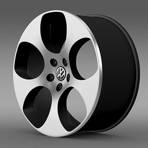 3d model polo gti 2011 rim