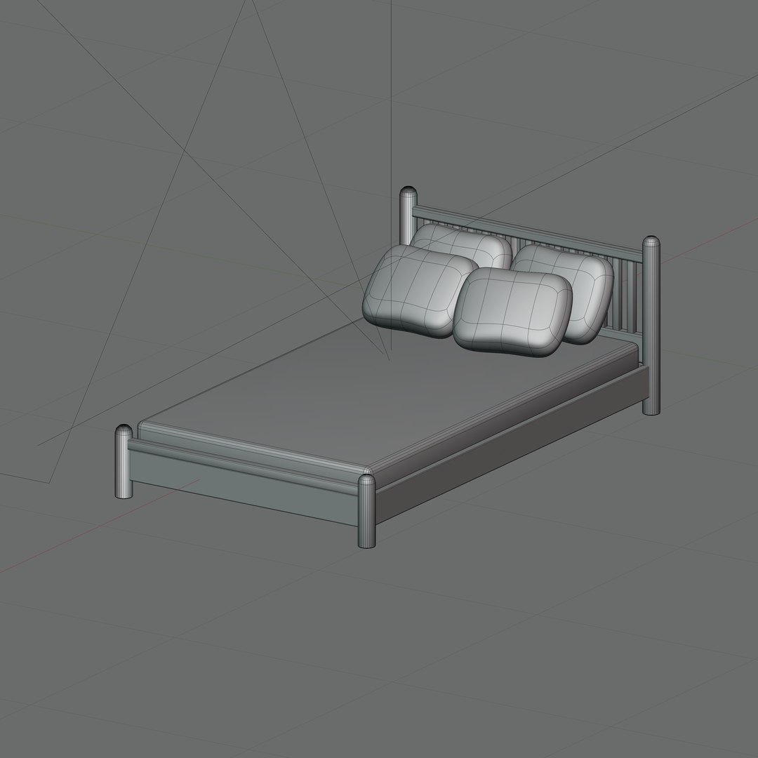 Bed 3d Model - Turbosquid 2162217