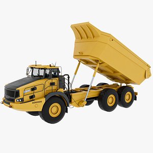 Articulated Mining Truck 03 All PBR Unity UE Textures