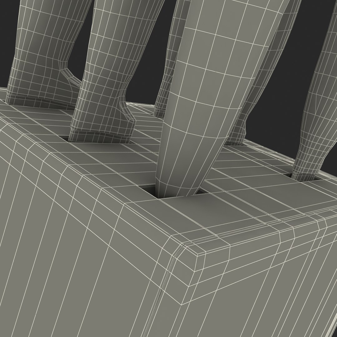 3d Model Knife Block