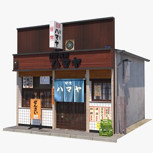 Hamaya Teahouse PBR Remastered 3D model