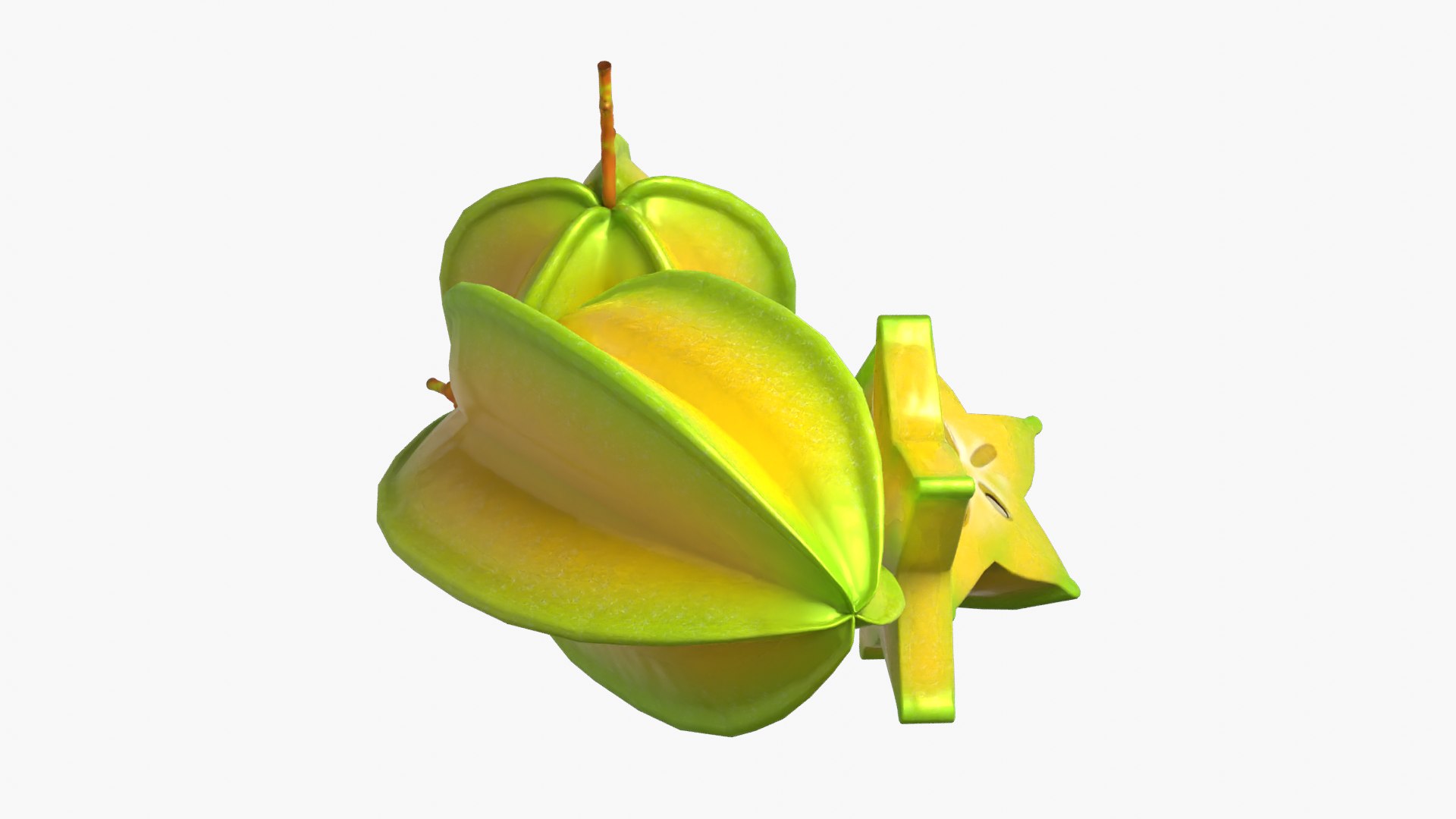 Star Fruit Model - TurboSquid 1939921