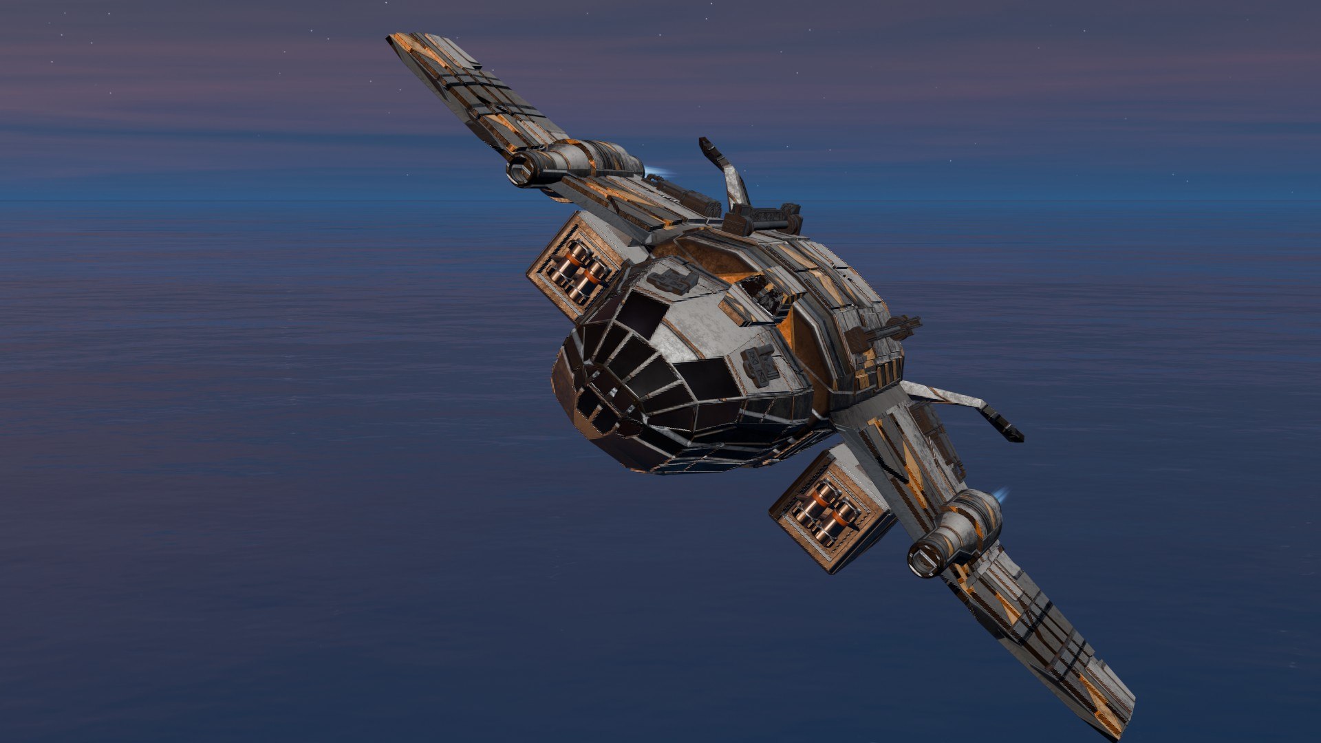 A transporter spaceship 3D https://p.turbosquid.com/ts-thumb/Gg/l9toR6/fR/4/jpg/1716702971/1920x1080/fit_q87/f781d95d34ef0366c75665b087aafea210ff1315/4.jpg
