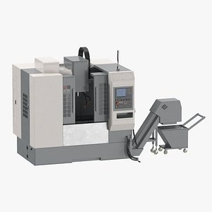 CNC Milling Clean 3D model