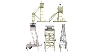 Guard Towers Collection 3D