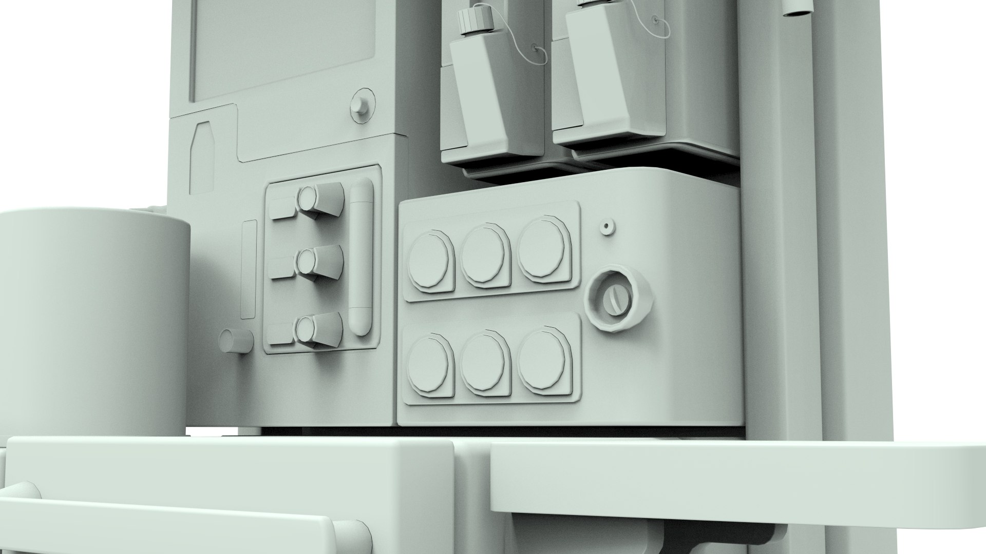 3D Anesthesia Machine Model - TurboSquid 2173985