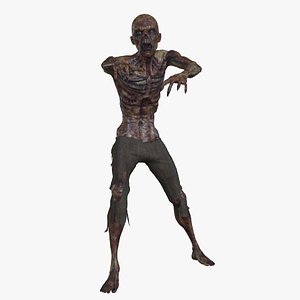 3D ZMB-002 Zombie Walking Animation