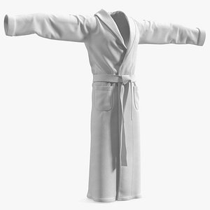 3D Spa Bathrobe T-Pose