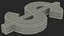 US Dollar Currency Symbol Silver