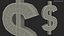 US Dollar Currency Symbol Silver