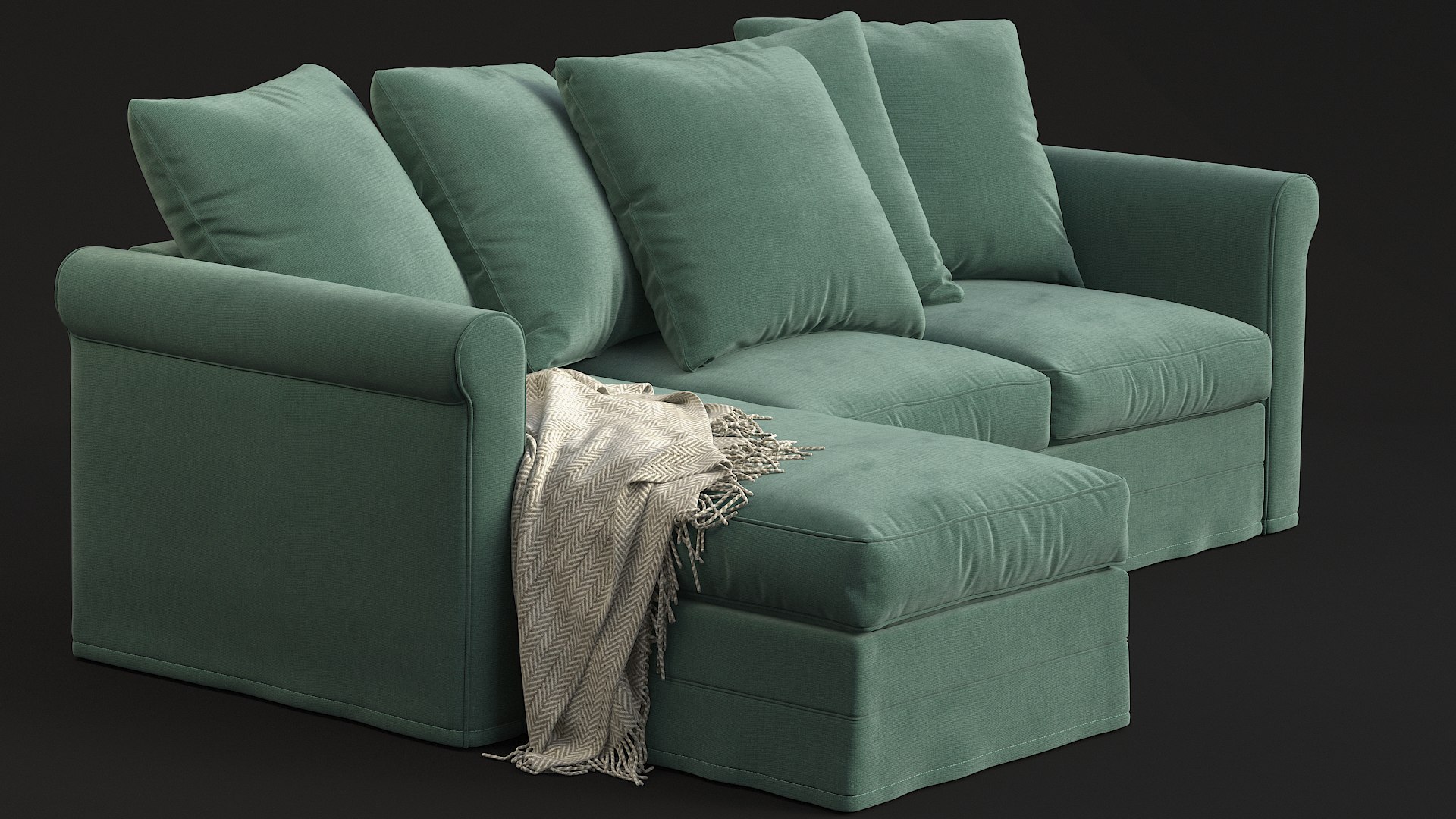 3D Ikea Harlanda Sofa Model TurboSquid 1583996