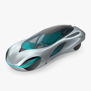 Sci-Fi Hover Car Taihoo 3D model