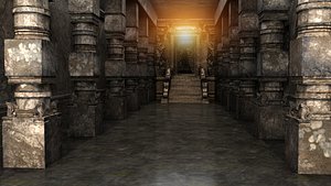3D maha kali temple model