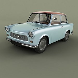 1964 trabant 601 3D model