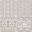 set decorative panels 3d model