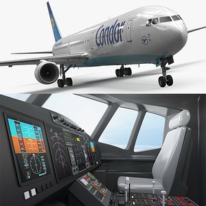 Condor Flugdienst Boeing 767-400 with Cabin and Doors Rigged for Maya