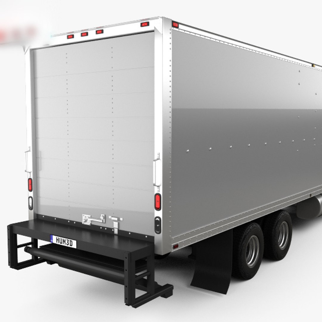 Freightliner Argosy Box 3D Model TurboSquid 1380769