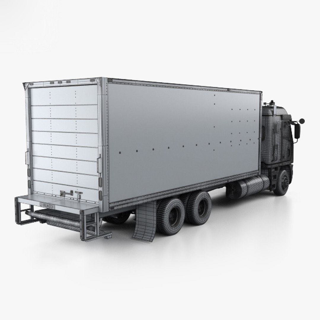 Freightliner Argosy Box 3D Model TurboSquid 1380769