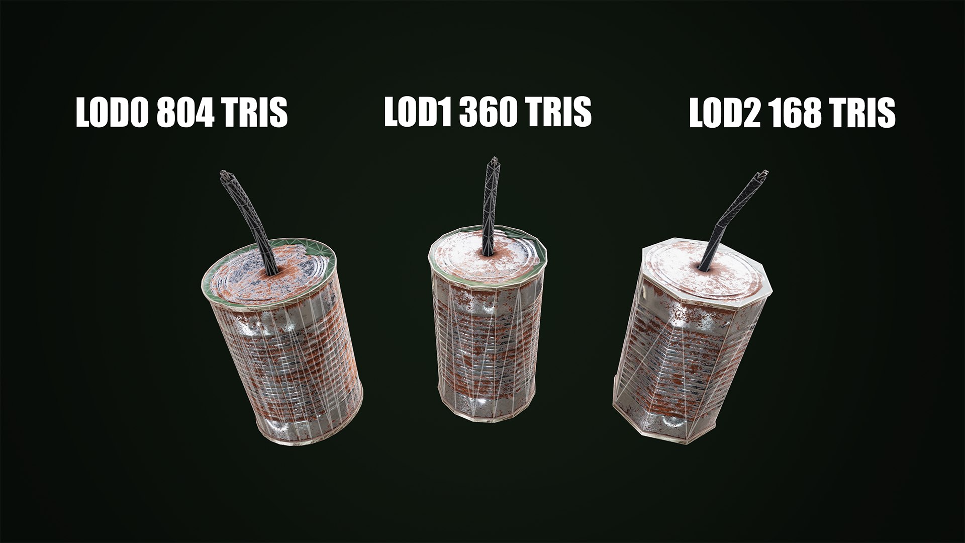 Tin Can Grenade Model - TurboSquid 1735681