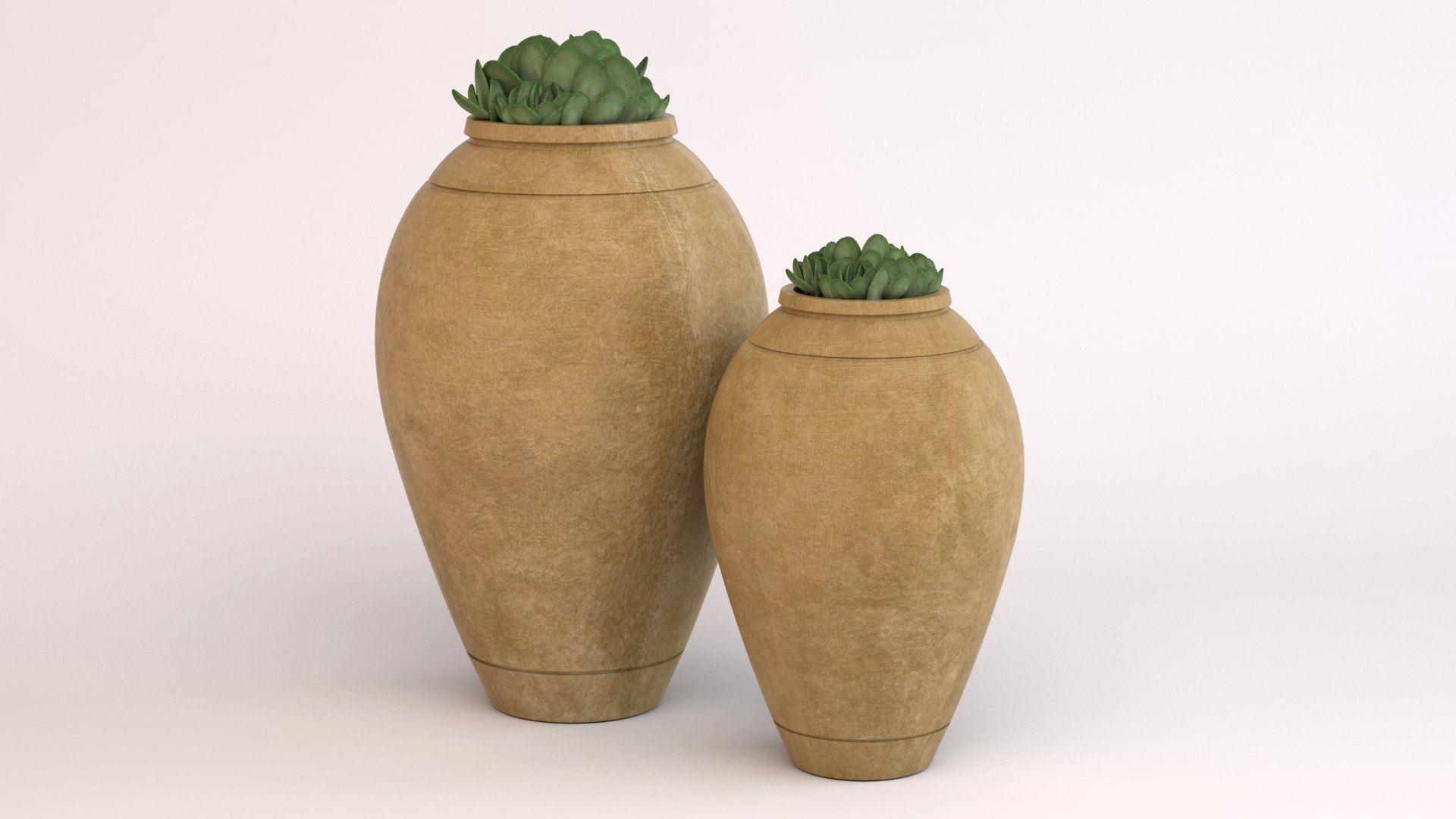3d Model Decorative Pot Plant