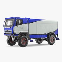 Rally Truck Dakar Blue Simple Interior
