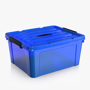 Cetomo Plastic Storage Bin Box 3D