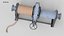 3D model mooring winches