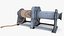 3D model mooring winches