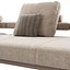 Sofá seccional en forma de U con chaise longue tapizada Jaz