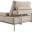 Sofá seccional en forma de U con chaise longue tapizada Jaz